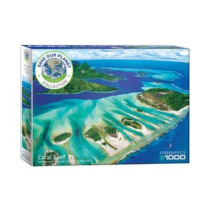 پازل 1000 تکه یوروگرافیکس پازلز coral reef کد 5538
