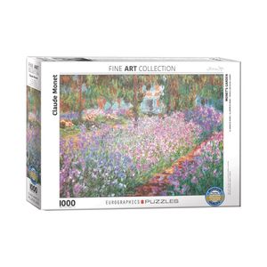 پازل 1000 تکه یوروگرافیکس پازلز طرح monet garden کد 4908