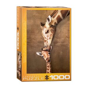 پازل 1000 تکه یوروگرافیکس پازلز مدل 6000 0301 jewelry of the giraffe girl