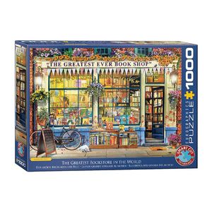 پازل 1000 تکه یوروگرافیکس پازلز مدل 6000 5351 the greatest bookstore in the world