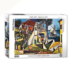 پازل 1000 تکه یوروگرافیکس پازلز مدل 6000 5854 mediterranean lands