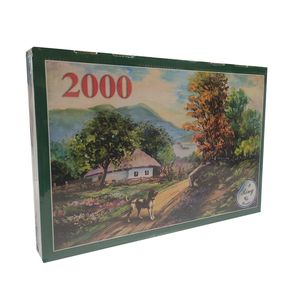 پازل 2000 تکه مدل کلبه روستایی