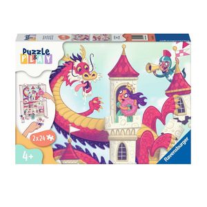 پازل 24 تکه راونزبرگر مدل the donut dragon کد 05595 مجموعه 2 عددی