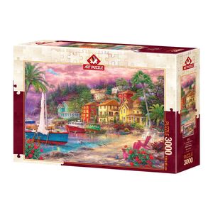پازل 3000 تکه آرت پازل مدل magenta shores كد 5527