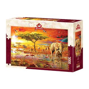 پازل 3000 تکه آرت پازل مدل safari africa