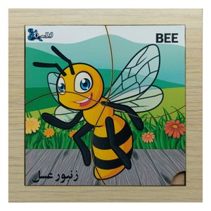 پازل 4 تکه مدل p4 092 طرح حیوان زنبور عسل