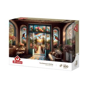 پازل 500 تکه آرت پازل مدل the gateway to spring مناسب نوجوان و بزرگسال