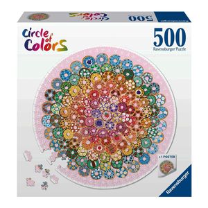 پازل 500 تکه راونزبرگر مدل circle of color donuts کد 17346