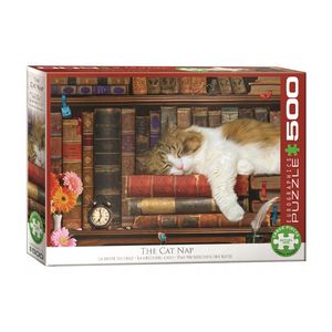 پازل 500 تکه یوروگرافیکس پازلز مدل the cat nap كد 5545 6500