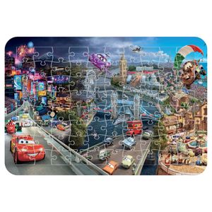 پازل 54 تکه اطلس آبی طرح کارتون ماشین مک کویین  مدل p1728