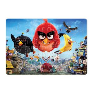پازل 54 تکه طرح angry birds مدل p125