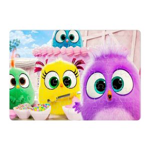 پازل 54 تکه طرح angry birds مدل p180