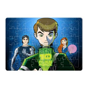 پازل 54 تکه طرح ben10 مدل p296