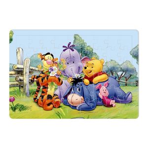 پازل 54 تکه طرح winnie the pooh مدل p0097