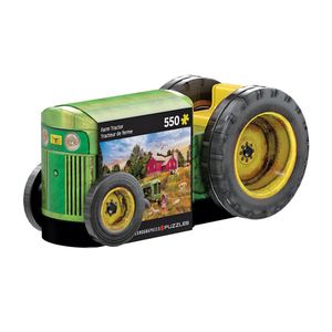پازل 550 تکه یوروگرافیکس پازلز مدل 8551 5780 tractor tin