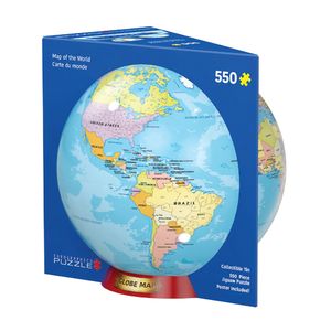 پازل 550 تکه یوروگرافیکس پازلز مدل 8551 5863 map of the world tin