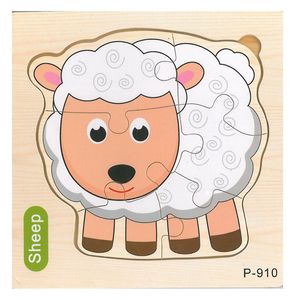 پازل 6 تکه طرح گوسفند بره کد 910