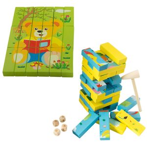 پازل چوبی 54 تکه مولتی فان مدل jenga