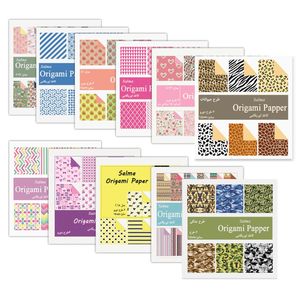 کاغذ اوریگامی سلما مدل جامع کد 20 مجموعه 120 عددی