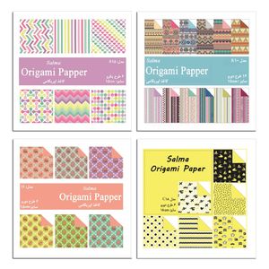 کاغذ اوریگامی سلما کد 101 مجموعه 4 عددی