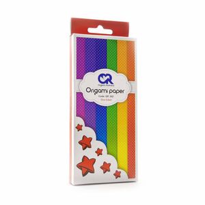 کاغذ اوریگامی مدل نواری qp302 خال خالی بسته 60 عددی