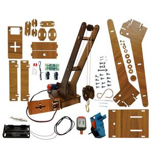 کیت آموزشی ایزی کیت مدل ساخت جرثقیل چوبی کار و فناوری کد ek1