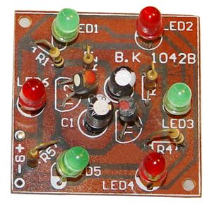 کیت آموزشی مدل چشمک زن سه قلو کد bk1042