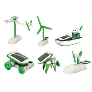 کیت آموزشی ناب سل مدل ربات 6 کاره 6in1 educational solar kit