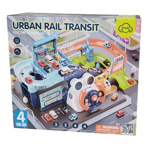 کیت ماشین بازی مدل پارکینگ طبقاتی و بالابر ماشین کد 904