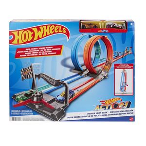 کیت ماشین بازی هات ویلز مدل double loop dash کد gfh85