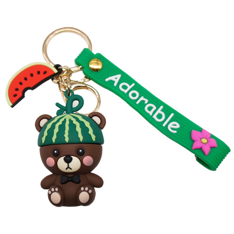 آویز عروسکی طرح خرس مدل bear_watermelon