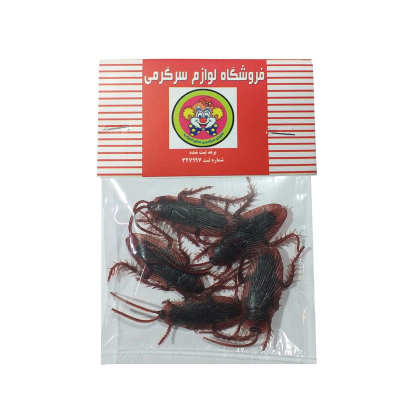 ابزار شوخی دنیای سرگرمی های کمیاب طرح سوسک مصنوعی مدل dsk1770 مجموعه 5 عددی