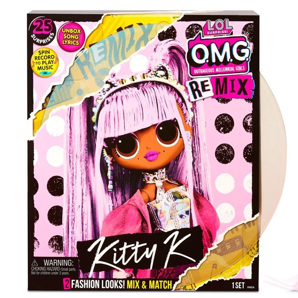 اسباب بازی شانسی ال او ال سوپرایز مدل kitty k omg remix