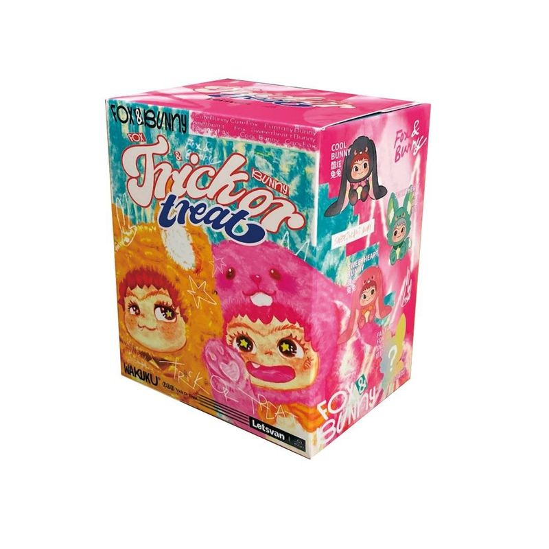 اسباب بازی شانسی مدل عروسک سوپرایزی واکوکو سری fox & bunny