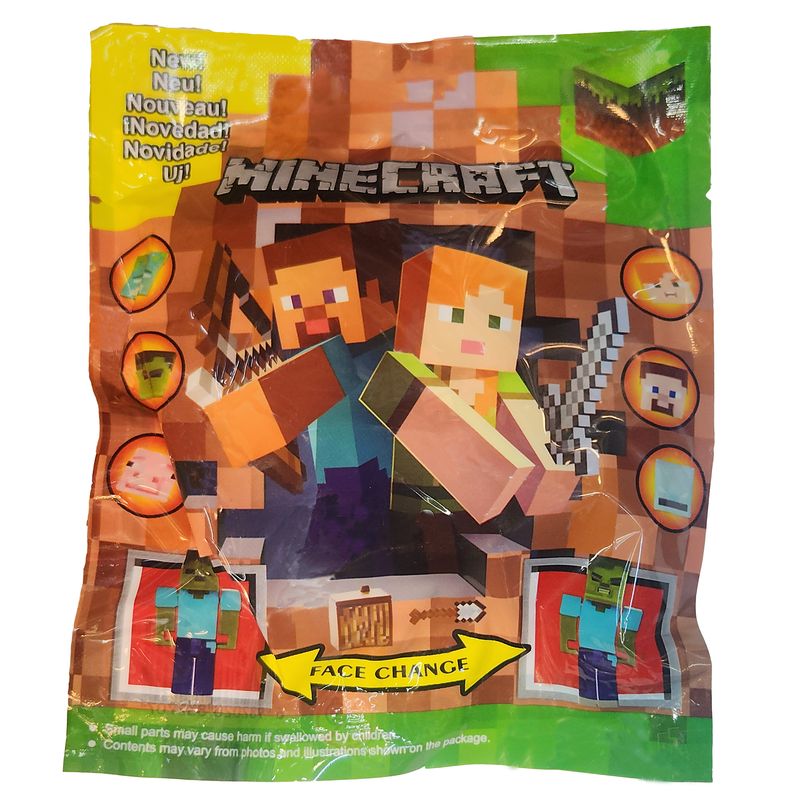 اسباب بازی شانسی مدل فیگور سری minecraft
