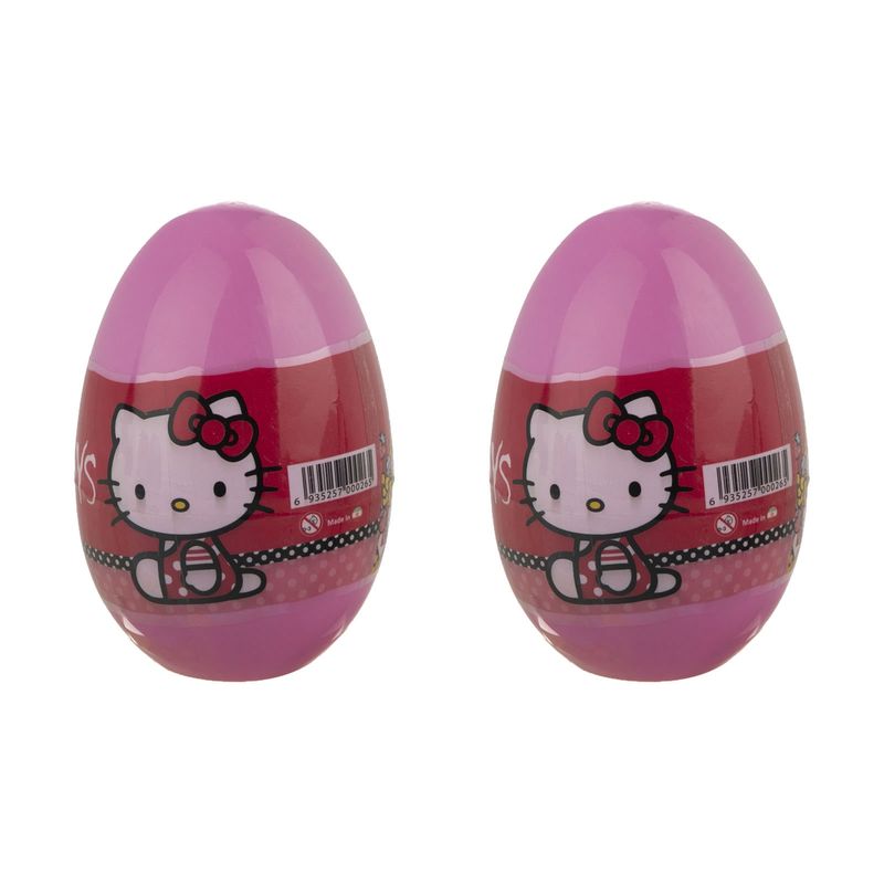 اسباب بازی شانسی وو تویز طرح تخم مرغی مدل twin kitty مجموعه 2 عددی