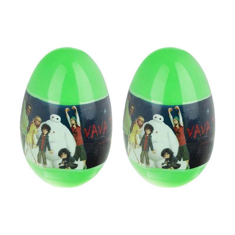 اسباب بازی شانسی وو تویز طرح تخم مرغی مدل twin super heros مجموعه 2 عددی
