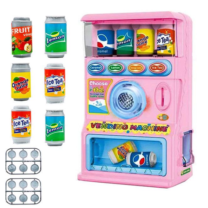 اسباب بازی مدل دستگاه نوشابه طرح سکه ای کد r111 1a مجموعه 19 عددی