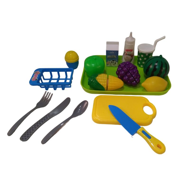 اسباب بازی مدل میوه و سبزیجات برشی کد 168f