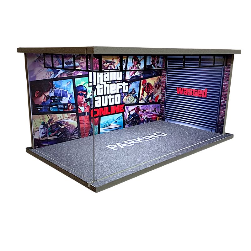 اسباب بازی مدل پارکینگ ماشین بازی و اکشن فیگور طرح gta کد 2
