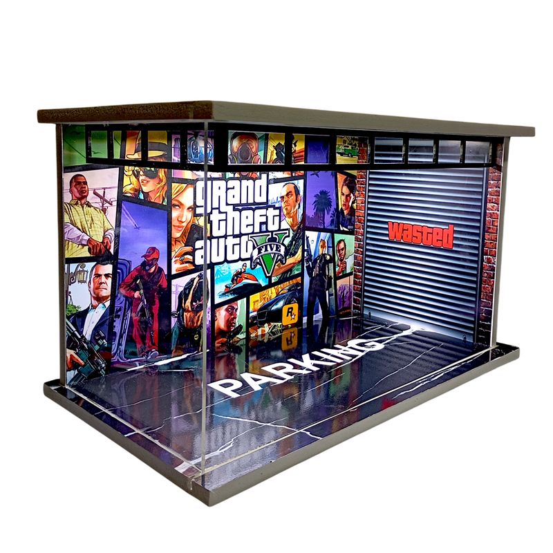 اسباب بازی مدل پارکینگ ماکت ماشین طرح gta