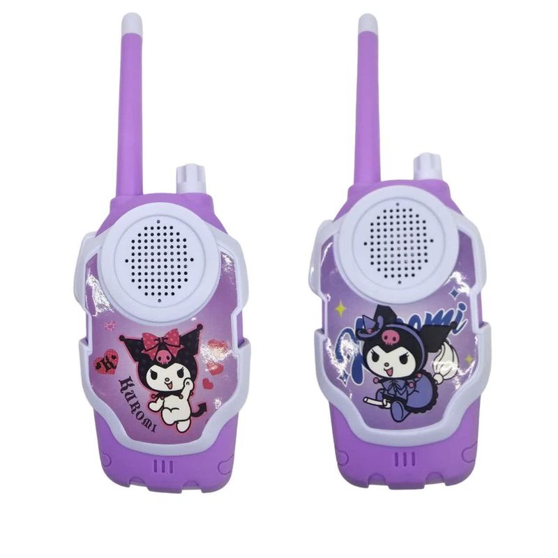 اسباب بازی ناب سل مدل بیسیم کرومی walkie talkie kuromi مجموعه دو عددی