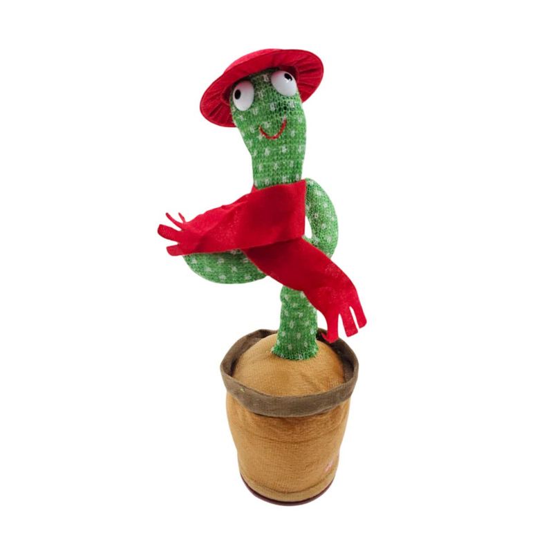 اسباب بازی ناب سل مدل کاکتوس موزیکال رقاص چراغدار شارژی طرح کلاه دار dancing cactus naab0222