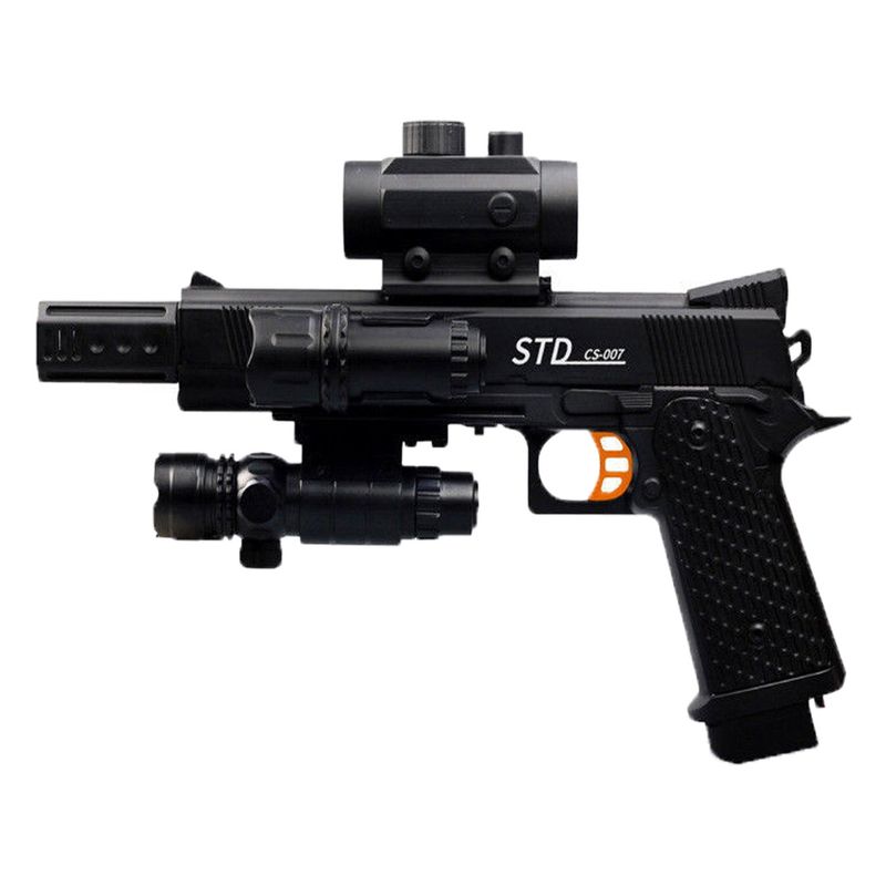 اسباب بازی کلت شارژی ژله ای m1911