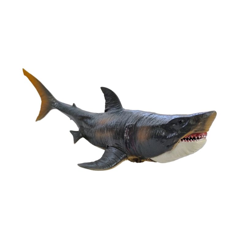 اکشن فیگور مدل دایناسور کوسه مگالودون فک متحرک طرح megalodon sharks