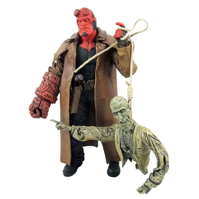 اکشن فیگور مزکو تویز مدل پسر جهنمی هل بوی طرح hellboy ivan corpse مجموعه 2 عددی