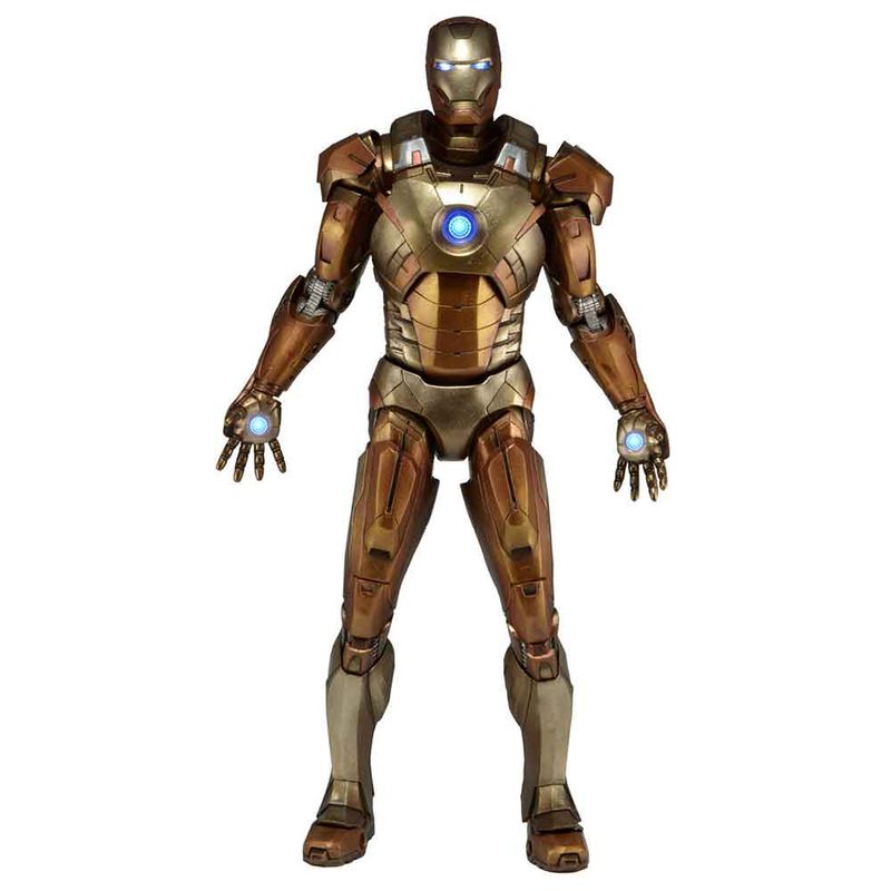اکشن فیگور نکا مدل آیرون من سری gold armor ارتفاع 45 سانتی‌متر