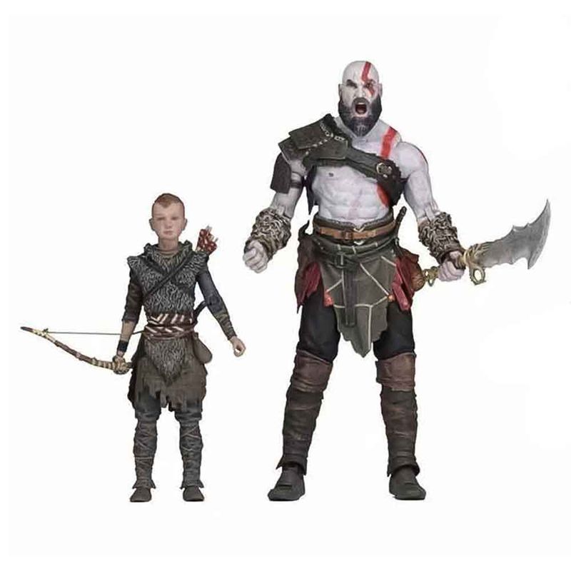 اکشن فیگور نکا مدل کریتوس و آترئوس سری god of war new کد 80918