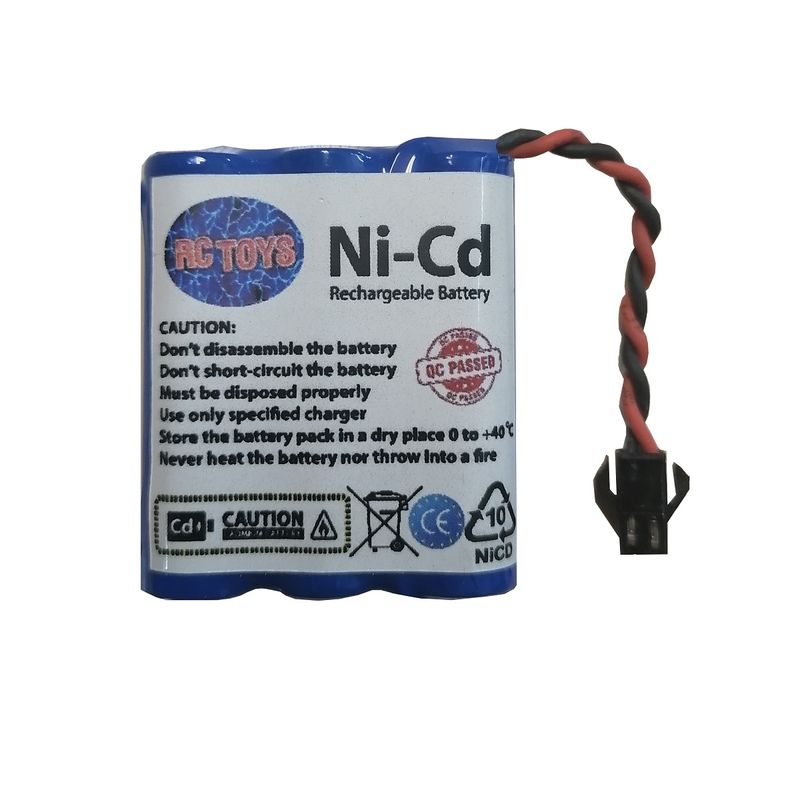 باتری ماشین کنترلی آرسی تویز مدل rct 3.6v 1100 sm  به همراه سوکت sm دوپین
