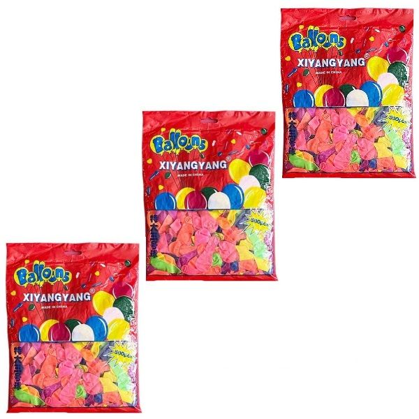 بادکنک آب بازی مدل happy بسته 1500 عددی